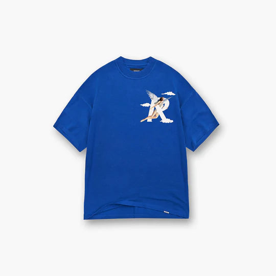 REPRESENT T-SHIRT TEMPÊTES AU CIEL - COBALT