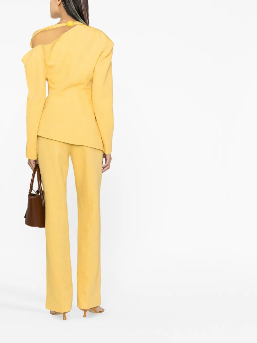 JACQUEMUS blazer Baska à design asymétrique