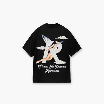 REPRESENT T-SHIRT STORMS IN HEAVEN - NOIR