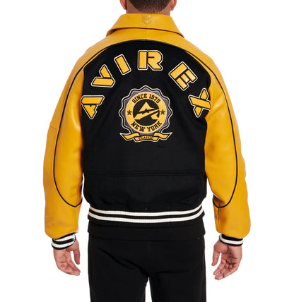 AVIREX CLASSIC WOOL LEATHER VARSITY