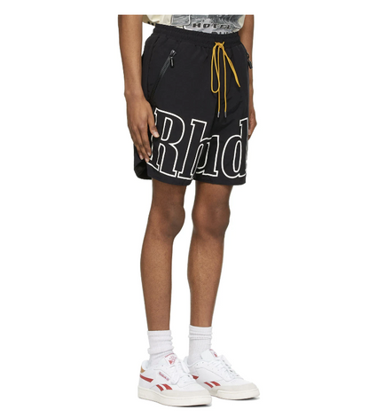 RHUDE Short à logo imprimé homme