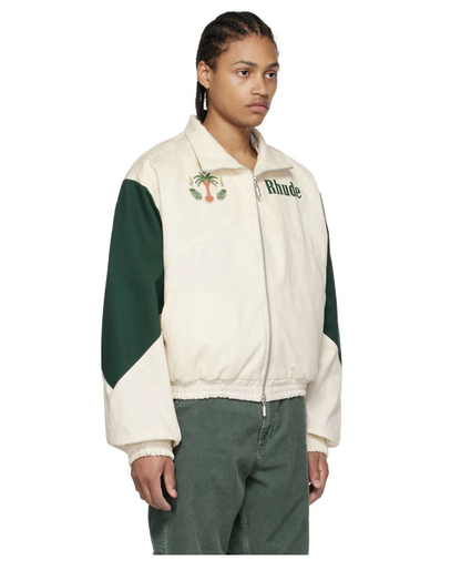 RHUDE veste bomber à logo imprimé