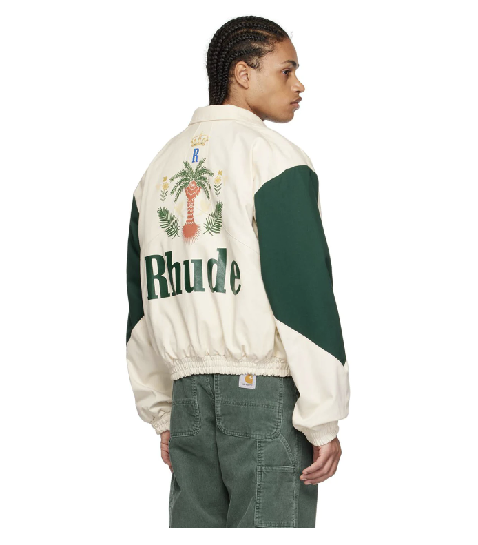 RHUDE veste bomber à logo imprimé