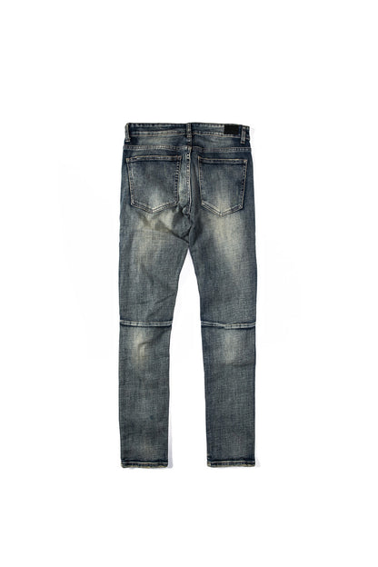 DARK ICON Ripped Jeans Hommes High Street Jeans pour hommes Style régulier Destroyed Denim Pants Men