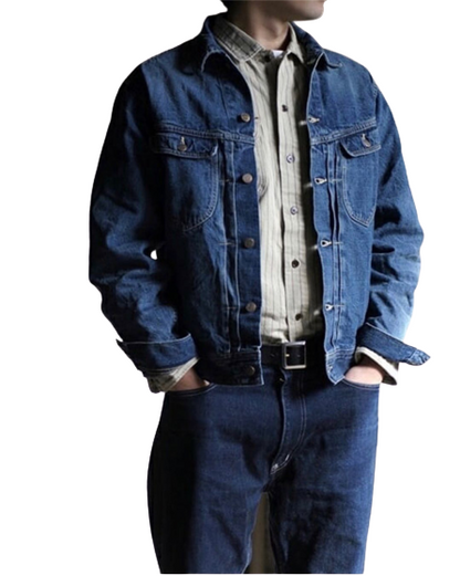 HUMAN MADE Ours polaire brodé DENIM WORK Vestes Hommes Femmes Streetwear Cowboy Veste en jean pour hommes