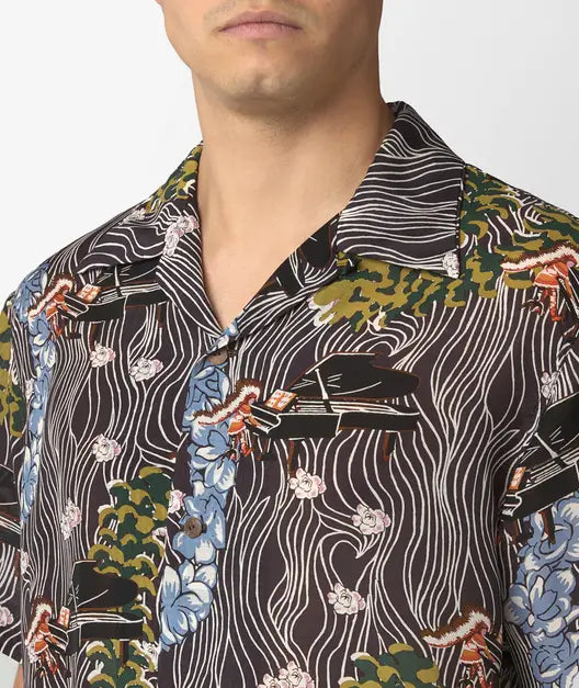 KAPITAL Piano Aloha Shirt