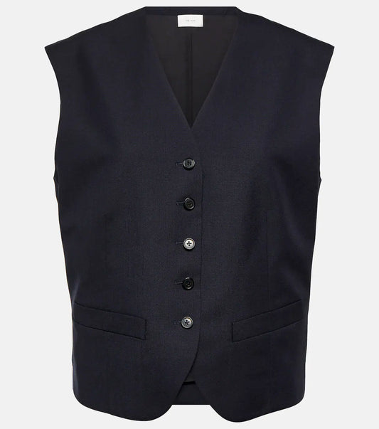 THE ROW Gilet Vega en laine