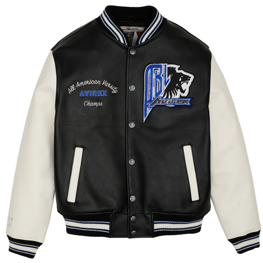 VESTE VARSITY DES LIONS NOIRS