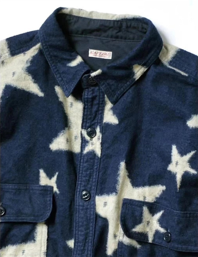 KAPITAL Flannel Star Shirt