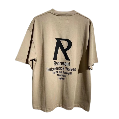 REPRESENT Lettre Logo Imprimer T-shirt surdimensionné décontracté Streetwear