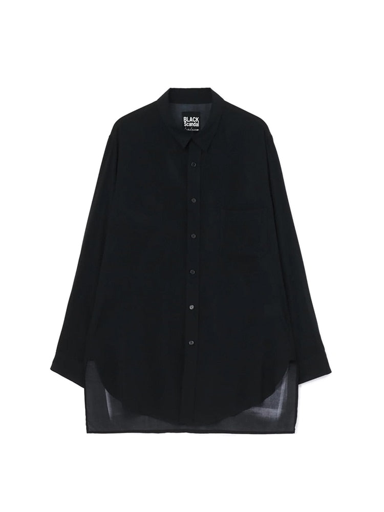 YOHJI YAMAMOTO Superposition de chemises Phantom Ashura style sombre Unisexe Owens tops Chemises noires