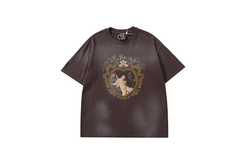 SAINT MICHAEL Streetwear Vintage T-shirt surdimensionné Tops Mode