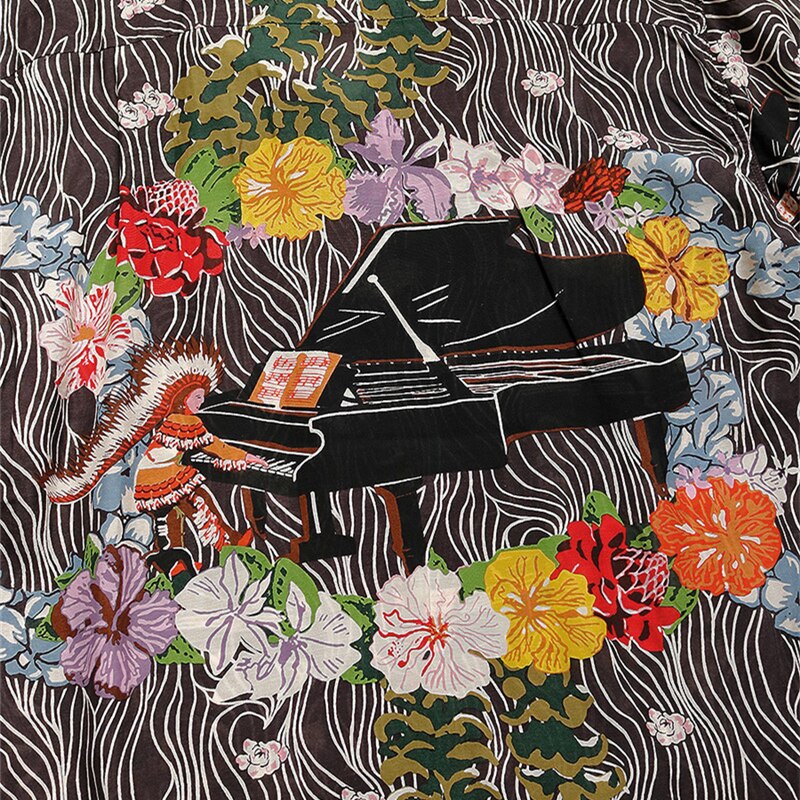 KAPITAL Piano Aloha Shirt