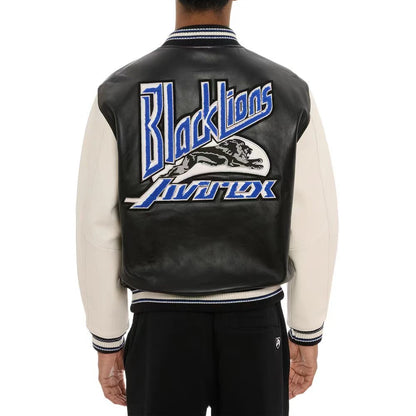 VESTE VARSITY DES LIONS NOIRS