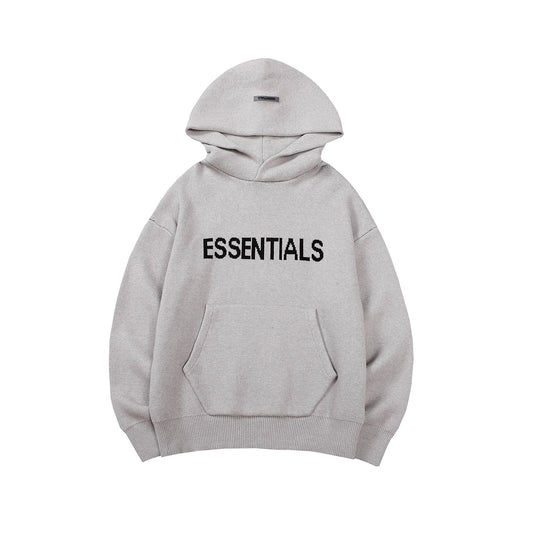 ESSENTIELS Pulls Sweats à capuche Lettre en tricot unisexe