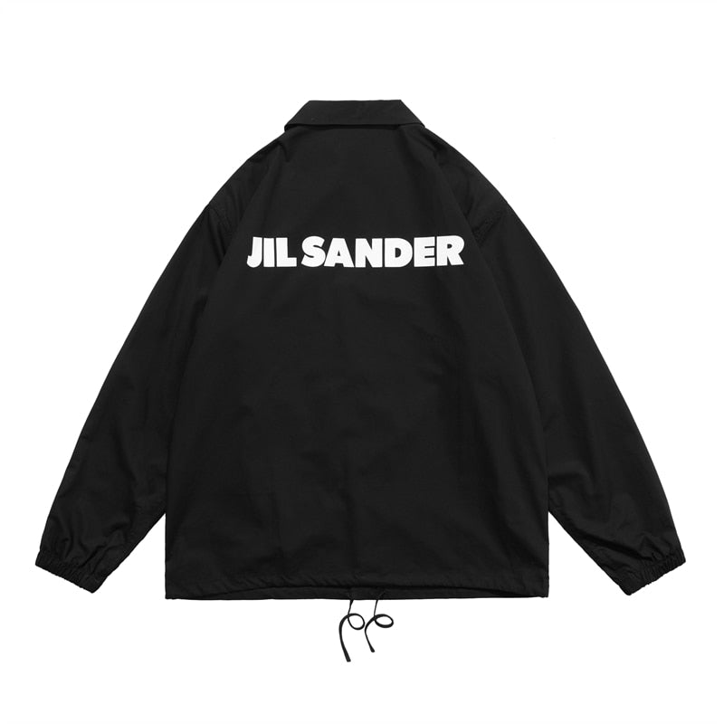 JIL SANDER Vintage vestes Trench Coat printemps automne décontracté Patchwork mâle extérieur vestes Streetwear Techwear