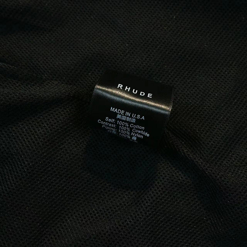 RHUDE Short à logo imprimé homme