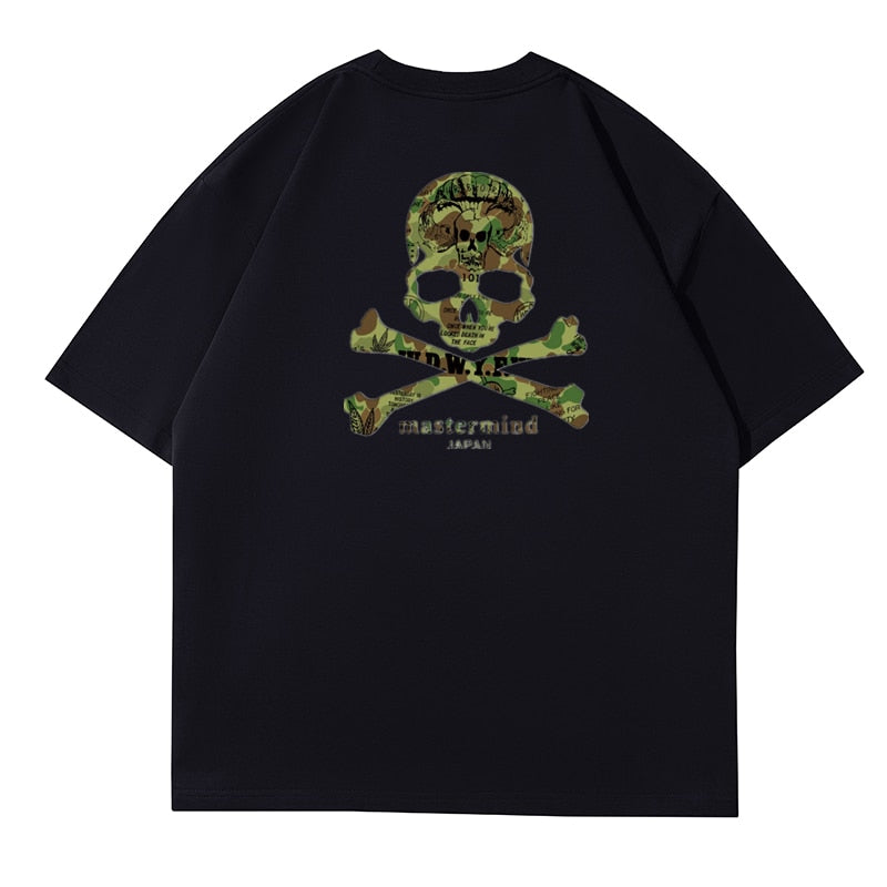 MASTERMIND JAPAN t-shirt style japonais Camouflage tête de mort