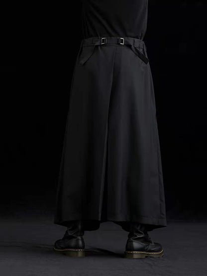 YOHJI YAMAMOTO Pantalon Kendo style japonais Culottes pantalons Owens unisexe