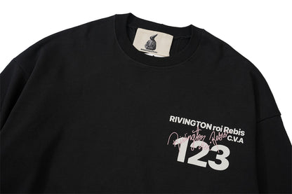 RRR123 lettre sweat Streetwear sweats surdimensionné à capuche vêtements Vintage pull mode Techwear