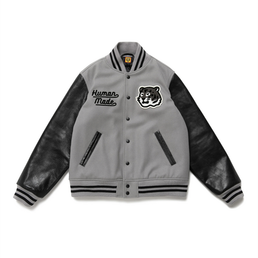 HUMAN MADE Varsity Jacket Grey