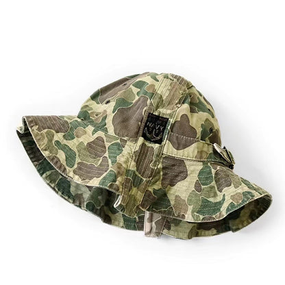 KAPITAL camouflage chapeau de pêcheur été pare-soleil loisirs de plein air casquette de sport