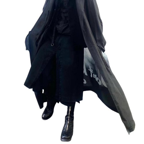 YOHJI YAMAMOTO style japon coréen manteau coupe-vent surdimensionnés