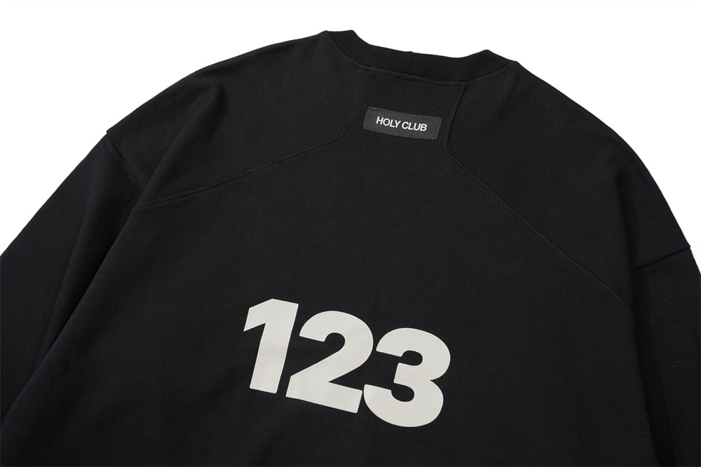 RRR123 lettre sweat Streetwear sweats surdimensionné à capuche vêtements Vintage pull mode Techwear