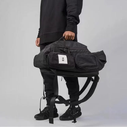 YOHJI YAMAMOTO sac à dos grande capacité multi-compartiments stockage loisirs