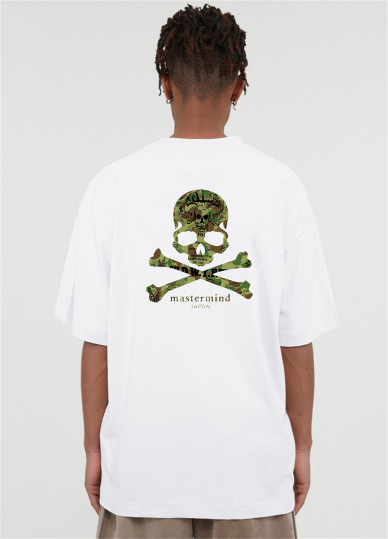 MASTERMIND JAPAN t-shirt style japonais Camouflage tête de mort