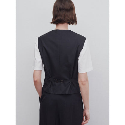 THE ROW Gilet Vega en laine