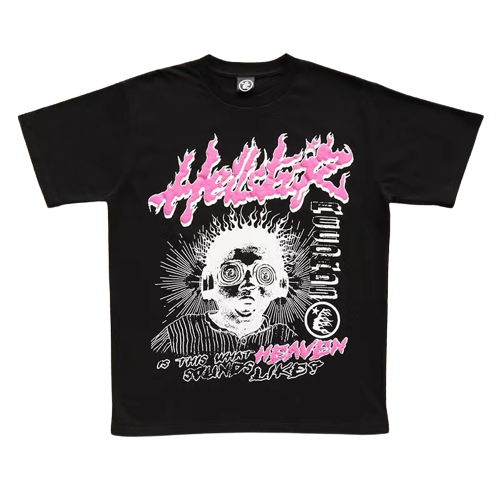 HELLSTAR American Streetwear T-Shirt Coton À Manches Courtes