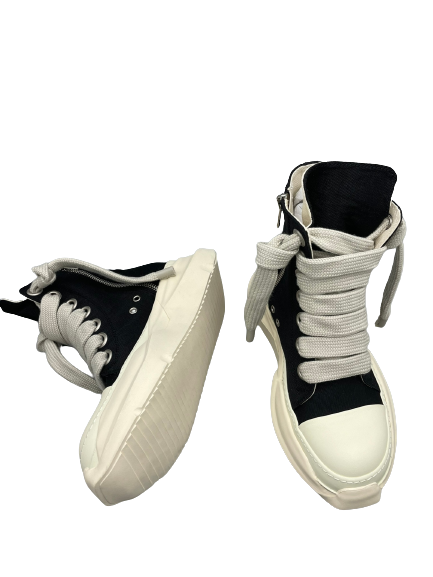 RICK OWENS Drkshdw RO Jumbo Dentelle Toile Double Semelle Baskets Casual