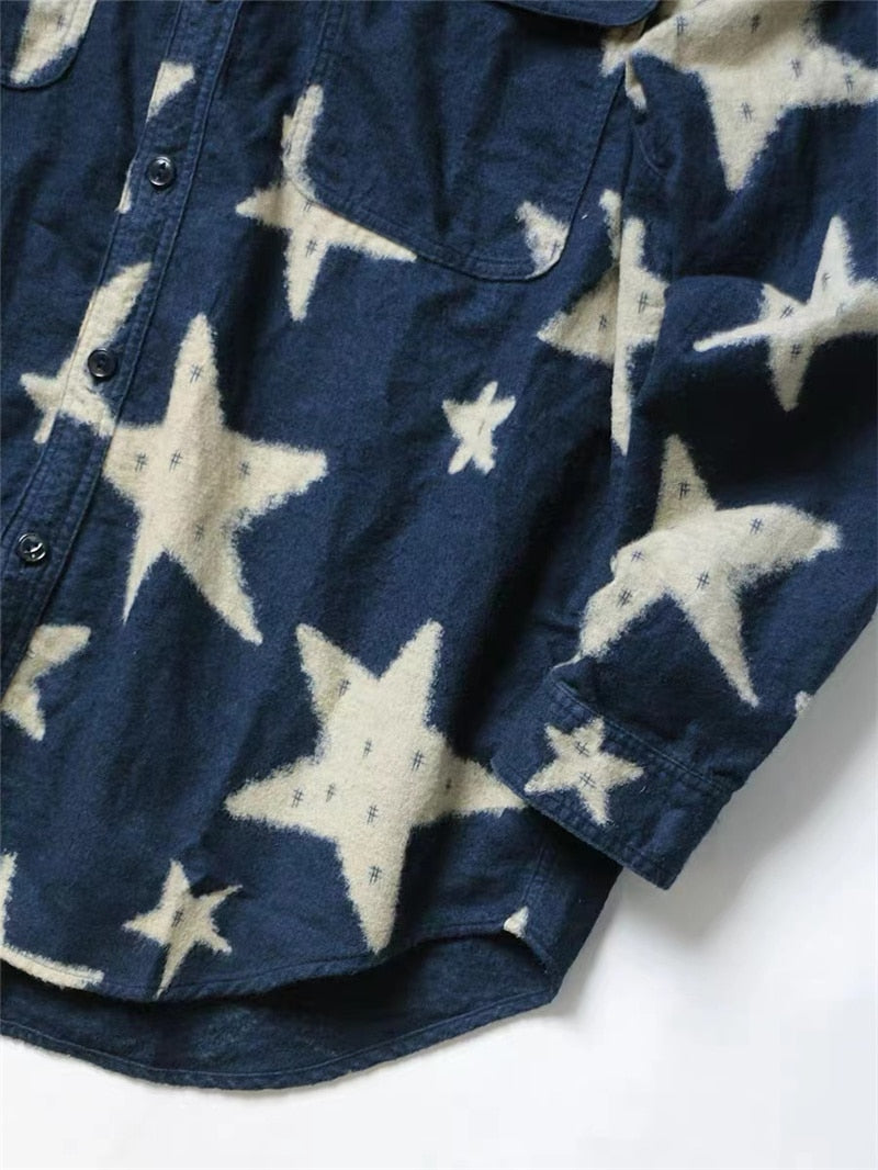 KAPITAL Flannel Star Shirt