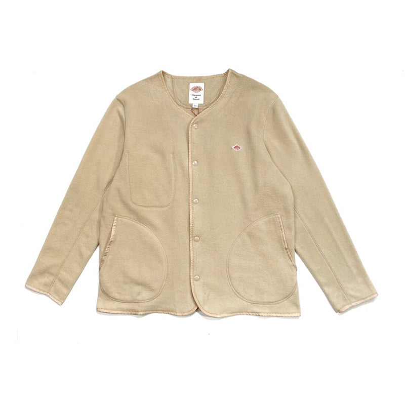 BEAMS mode français simple pull en laine casual manteau sans col