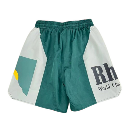 RHUDE Short à logo imprimé homme