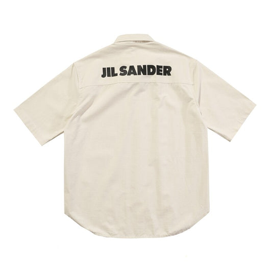 JIL SANDER chemises en lin Kanye West Hip Hop Streetwear Vintage ample surdimensionné hauts mode chemise hawaïenne