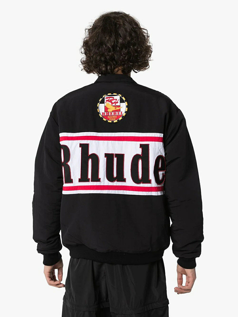 RHUDE automne hiver veste avec broderie