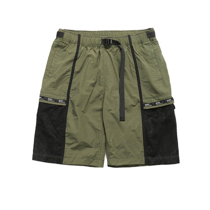 WTAPS short ceinturé à logo imprimé