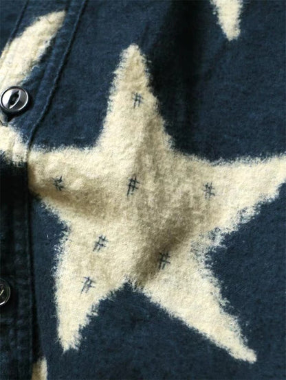 KAPITAL Flannel Star Shirt