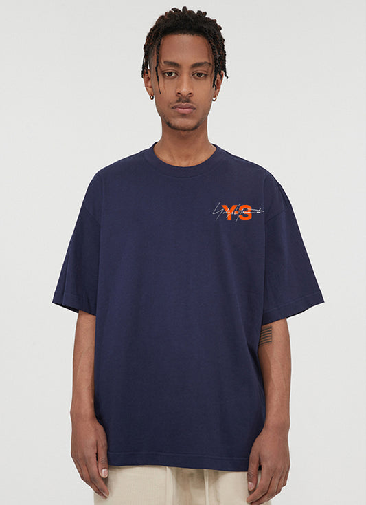 YOHJI YAMAMOTO Y-3  japanese Fashion Summer T-shirts à manches courtes