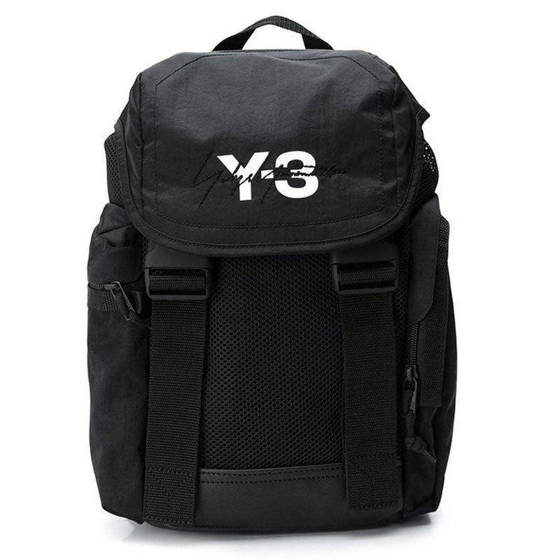 YOHJI YAMAMOTO Logo Signature Multi Grid Backpack Sacs à dos