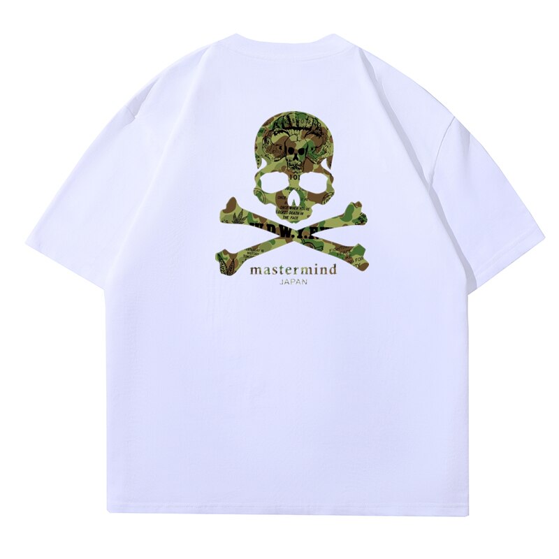 MASTERMIND JAPAN t-shirt style japonais Camouflage tête de mort