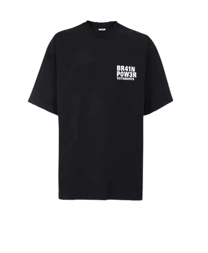 VETEMENTS T-shirt en jersey de coton Brain Power