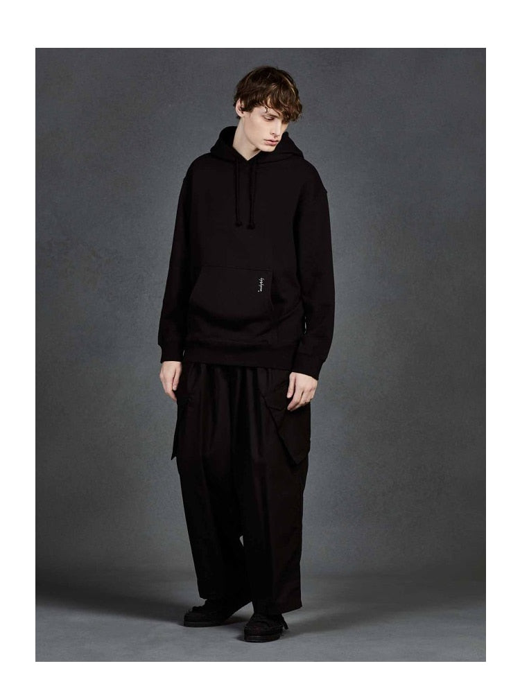 YOHJI YAMAMOTO poche Signature pull à capuche unisexe