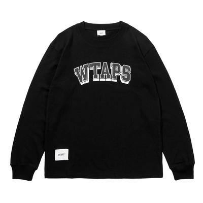 WTAPS-T-shirt à manches longues en coton pour hommes, haut fin, décontracté, ample, japonais, printemps, été