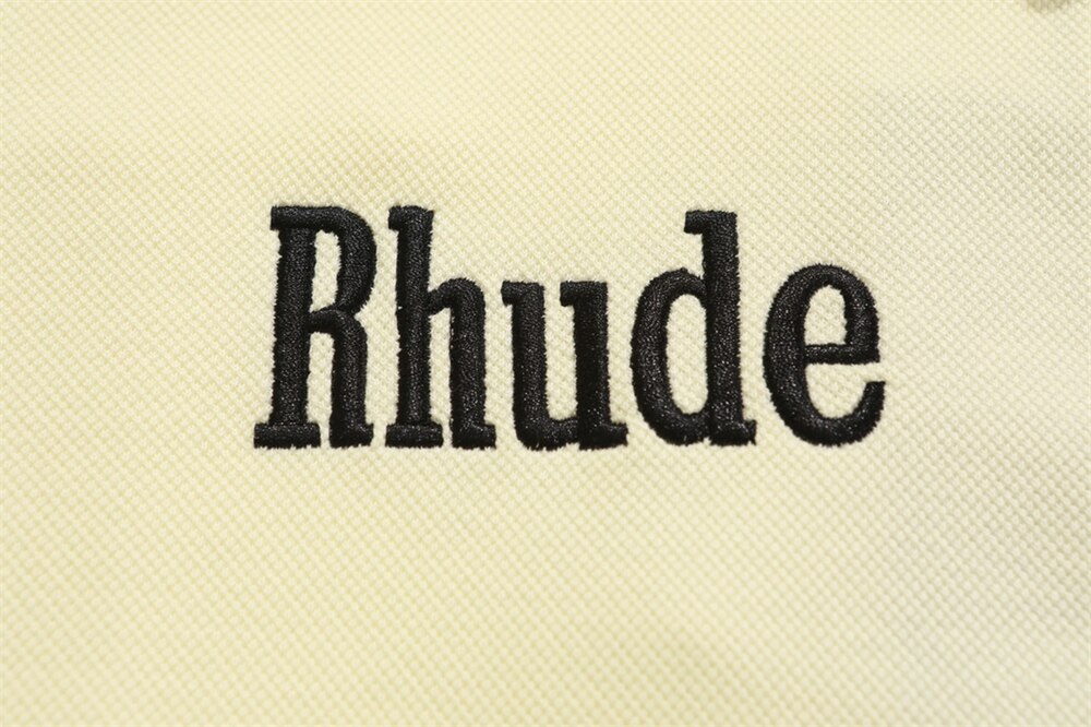 RHUDE MCLAREN broderie lettre