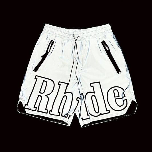 RHUDE Short à logo imprimé homme