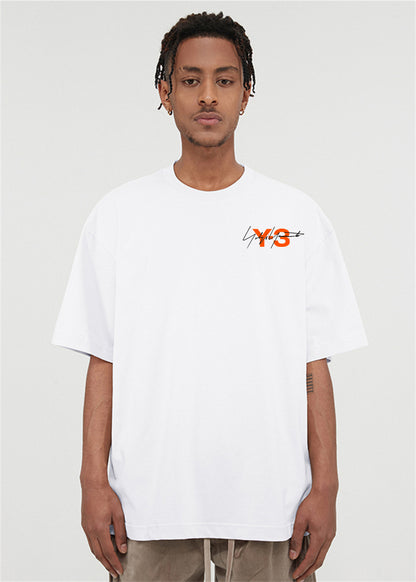 YOHJI YAMAMOTO Y-3  japanese Fashion Summer T-shirts à manches courtes