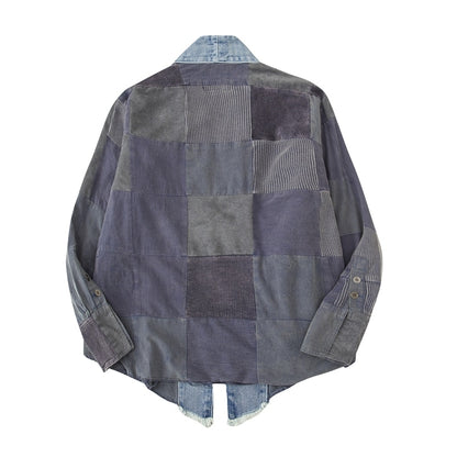 GREG LAUREN vintage lavé patchwork denim